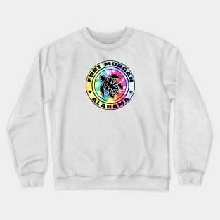 Fort Morgan Beach Alabama Sea Turtle Crewneck Sweatshirt